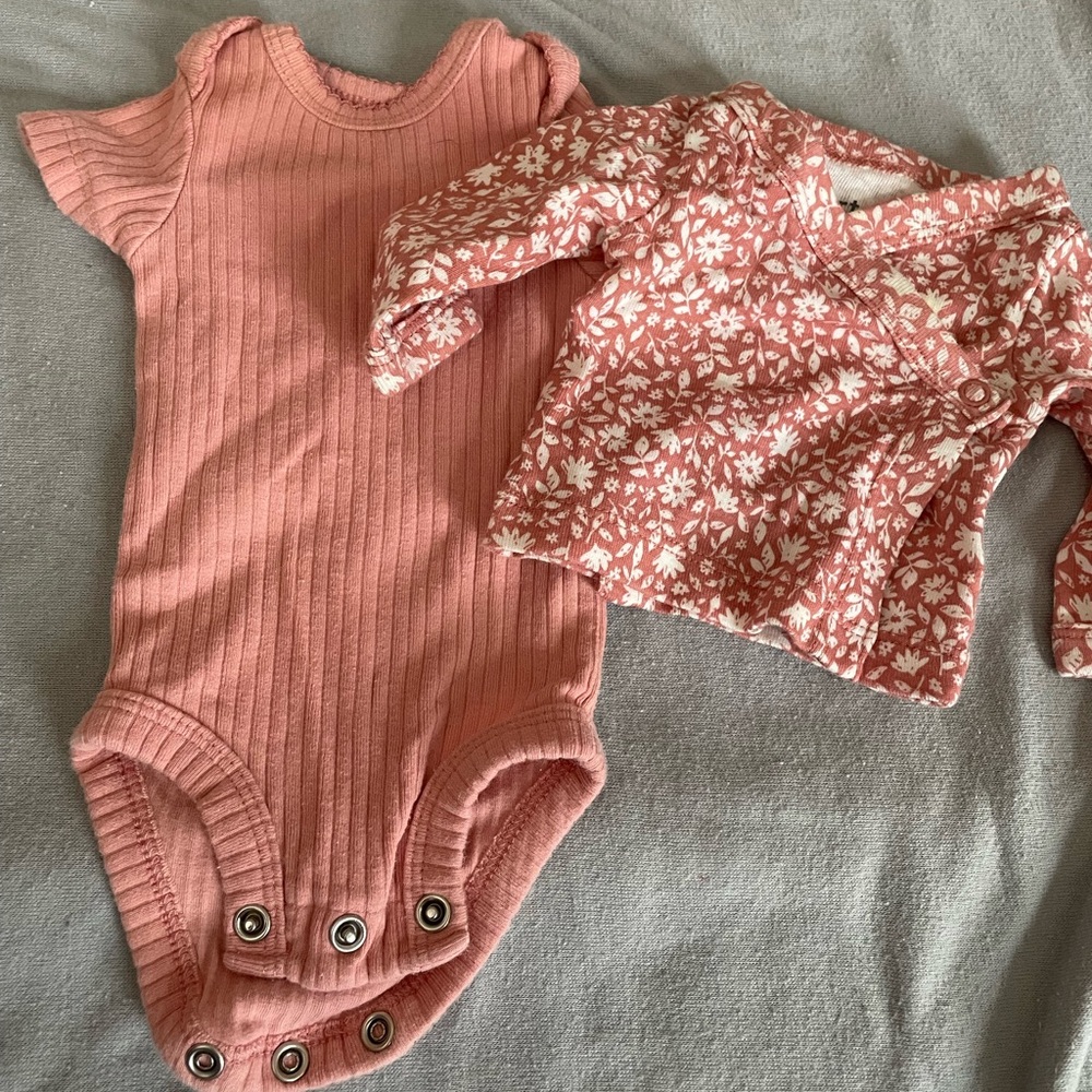 Carters Preemie Bodysuit and Jacket
